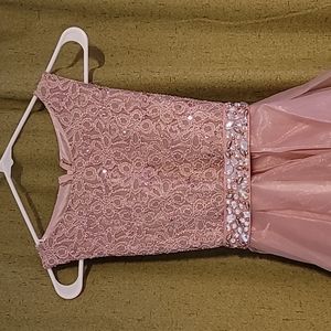 My best kid USA Pink formal dress with sparkle belt